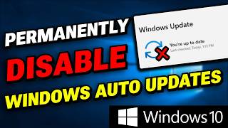 ⛔ How to Disable Windows Automatic Updates on Windows 10 [upl. by Ebag576]