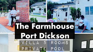 Homestay  Farmhouse Port Dickson  Villa 5 rooms with Private Pool [upl. by Eiramaliehs]