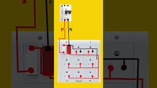 8 socket board wiring youtubeshorts electrical electronictechnician viralshorts viralvideo [upl. by Rena]