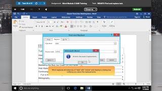 OADM 1246  Cengage MindTap Word Module 2 SAM Training  Jan 24 2021 [upl. by Silvie]