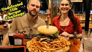 Undefeated Massive Team Burger Challenge  ManvFood  Molly Schuyler [upl. by Adehsar]