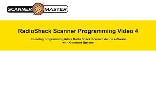 RadioShack Scanner Programming Video 4 by Scanner Master [upl. by Herb]