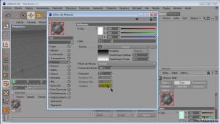 Tutorial cinema 4D  crear una textura de vidrio [upl. by Darill]