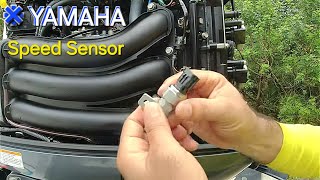 Yamaha Outboard Speed Sensor Installation Yamaha Outboard 225hp 250hp 300hp Speedometer DIY Install [upl. by Dranel414]