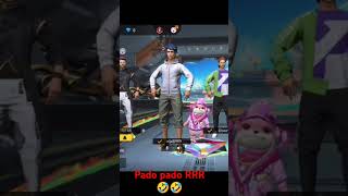 pado pado RRR 🤣🤣🤣🤣🌍 freefire funnyshorts foryou freefirefunnymoment [upl. by Nanfa235]