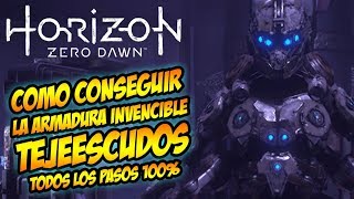 HORIZON ZERO DAWN  COMO CONSEGUIR LA ARMADURA SECRETA DE TEJEESCUDOS [upl. by Magas]