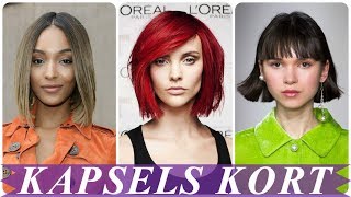 Makkelijke kapsels kort haar 2018 dames [upl. by Jennilee]