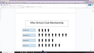 Making a Pictograph on Google Docs amp Sheets [upl. by Odrahcir]