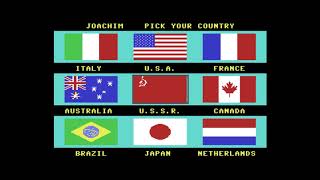 Summer Games Commodore 64  USSR Anthem The Internationale [upl. by Boigie]