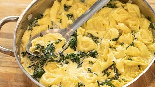 20 Minute Spinach amp Feta Tortellini [upl. by Wessling]