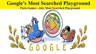 Googles Most Searched Playground Paris Games  July Most Searched Playground [upl. by Diarmuid815]