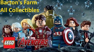 LEGO Marvels Avengers  Bartons Farm  All Collectibles 100 Hub Walkthrough [upl. by Harrus]