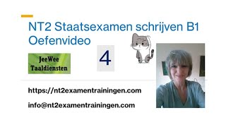 NT2 Staatsexamen Schrijven B1  Examentraining Oefenvideo 4  Formulier invullen  Nederlands leren [upl. by Tibbetts]