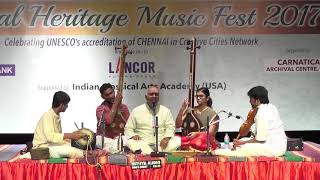 NVijay Siva l Carnatic Vocal l Global Heritage Music Fest 2017 l Web Streaming [upl. by Dominik]