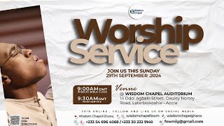 WORSHIP SUNDAY SERVICE wisdomchapelghana fowm church sunday [upl. by Spracklen]