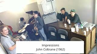 John Coltrane  Impressions Live at Ranier Space [upl. by Rodie]