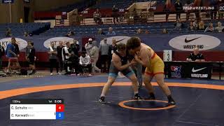 130 Kg Prelims Cohlton Schultz Arizona State Vs Conor Karwath Rise Wrestling [upl. by Jojo154]