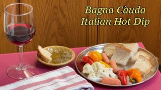 Bagna Cauda Italian Hot Dip cucinaitaliana Italianfood hotdip [upl. by Ayrad]