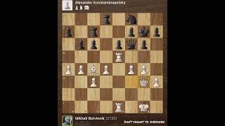 Mikhail Botvinnik vs Alexander Konstantinopolsky • USSR Championship 1952 [upl. by Feerahs617]