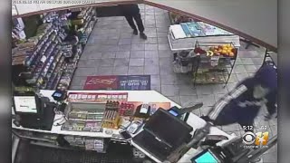 Lewisville Police Release Surveillance Video In Murder Of Clerk [upl. by Gnep782]