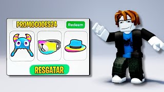 Todos os CÓDIGOS de ITENS GRÁTIS DO ROBLOX 2024 [upl. by Derwood]