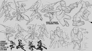 HOW TO DRAW DYNAMIC POSE [upl. by Salis]