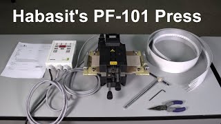 Belt Joining with the Pf101 Press  Habasit Fabrication Tools [upl. by Kaine544]