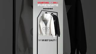 Pure White Essential Hoodies Starting from ₹399  Available Online [upl. by Aneez]