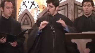 Orthodox Chant Ti ipermajo Kontakion Τη υπερμάχω Coro Bizantino S Juan Damasceno [upl. by Auqemahs]