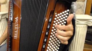 How to Play a 96 Bass Accordion  Lesson 4  Musette Waltz in A Major  Reine de Musette [upl. by Spiegleman]