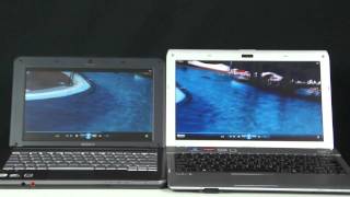 Intel Atom VS AMD Fusion  Video Playback Test [upl. by Yankee]