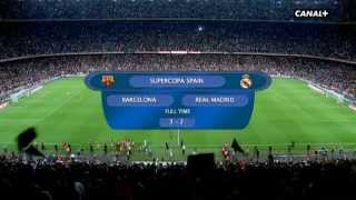 Supercoupe dEspagne Match Aller FC Barcelone 3 2 Real Madrid Canal 2012 08 24 00 42 [upl. by Nenney]