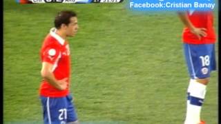 Chile 1 Argentina 2 Relato Pablo Ladaga Eliminatorias Rumbo a Brasil 2014 Los goles [upl. by Deehahs]