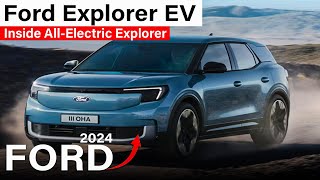 2024 Ford Explorer EV  INTERIOR Inside AllElectric Explorer  SWID [upl. by Donnenfeld]