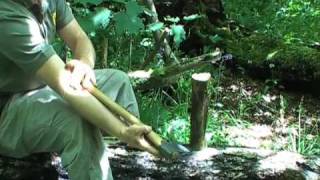 How to use an Axe for Bushcraft [upl. by Ecarg]