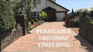 Permeable Driveway TimeLapse permeable driveway ponds [upl. by Remus]