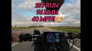 Ebike Goes 63 MPH [upl. by Ystap]