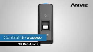 Configuración control de acceso T5 Pro Anviz en CrossChex [upl. by Obelia709]