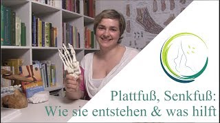 Fußgesundheit Senkfuß und Plattfuß erklärt podologinandrea [upl. by Ahon]