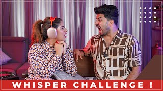 WHISPER CHALLENGE😂 [upl. by Neyuh]