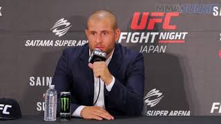 Gokhan Saki full post UFC Fight Night 117 interview [upl. by Dloniger]