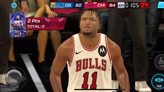 Why is the game became so fast💨💨💨 nba2kmobile fastpaced ​⁠warriors ChicagoBulls [upl. by Auqenahs]