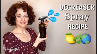 DIY Natural DEGREASER SPRAY Recipe for Tough Cleaning Jobs [upl. by Nylra]