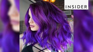 Hair stylist Larisa Love gives her clients a pop in color [upl. by Hound]