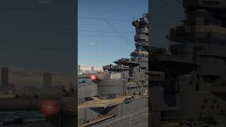 Acorazado japones de la WWII acosado por buque frances No Real naval buque warthunder [upl. by Kilbride]