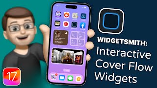 AMAZING WIDGET ALERT Interactive iPod Cover Flow from Widgetsmith [upl. by Dorrahs]