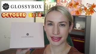 GLOSSYBOX OCTOBER 2024 UNBOXING [upl. by Atrebor]