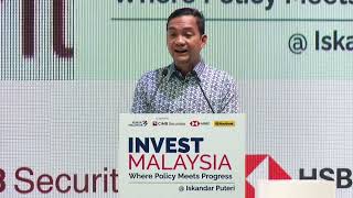 Invest Malaysia  Iskandar Puteri  Special Address [upl. by Atselec]