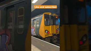 507001 heritage livery with graffiti train trainvideos railway merseyrail class507 trains [upl. by Braeunig]