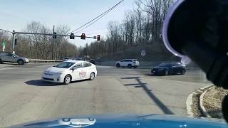 Dash cam view of semi driving on Rt 315 from Delaware to Columbus Ohio [upl. by Nnaeirelav324]